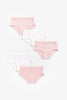 Mothercare Pink and White Hipster Briefs - 5