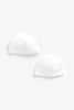 Mothercare My First White Hats - 2 Pack