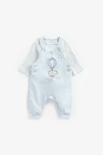 Load image into Gallery viewer, Mothercare Little Bear Cord Dungarees And Bodysuit Set
