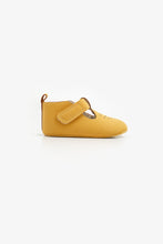 Load image into Gallery viewer, Mothercare Mustard T-Bar Pram Shoes
