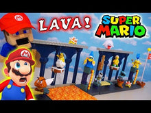 Load and play video in Gallery viewer, Jakks Super Mario Lava Castle Playset With 2.5 Inch Figure
