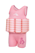 Load image into Gallery viewer, Konfidence Float Suit  Pink/Breton
