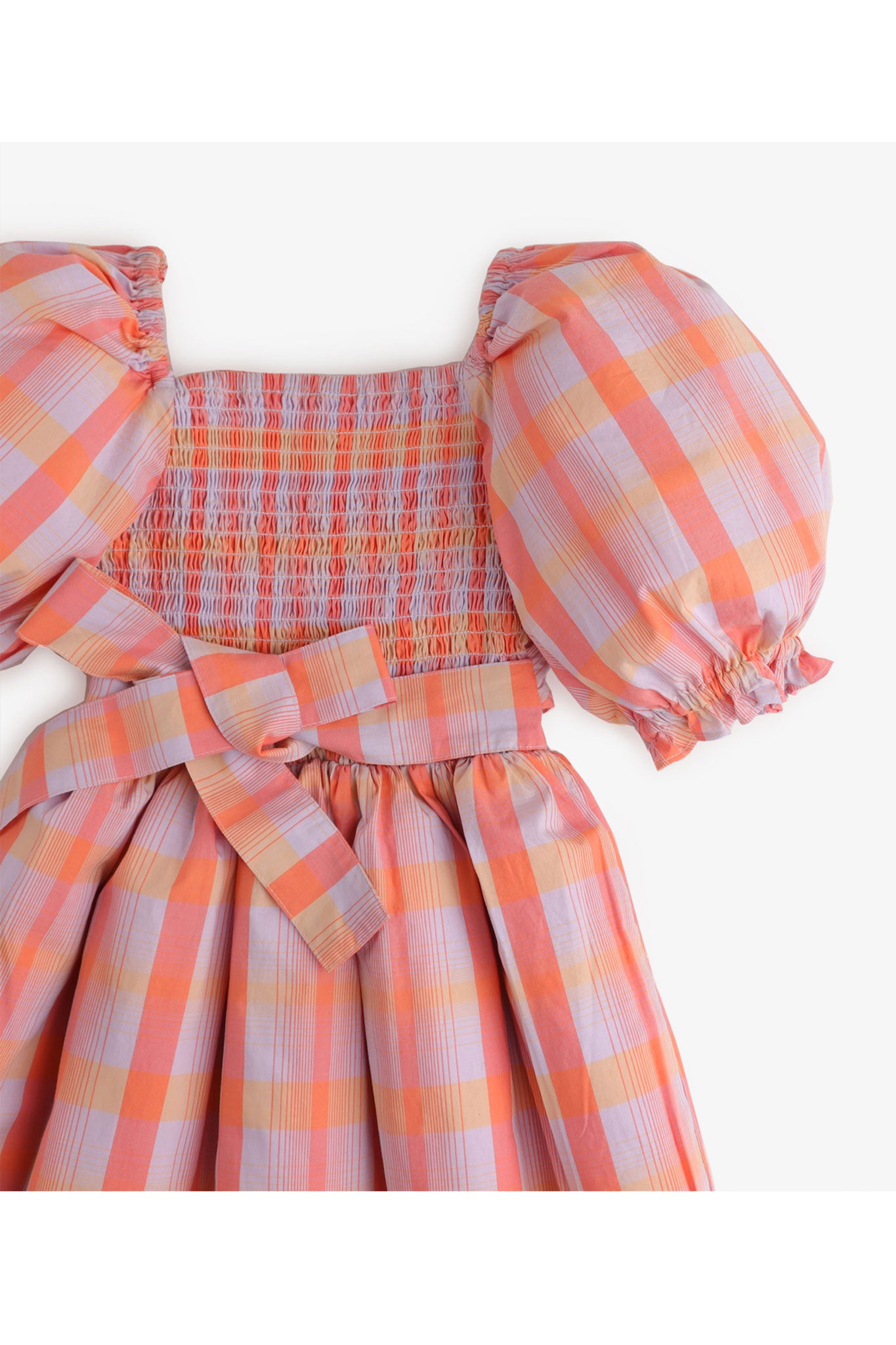 Gingersnaps Madras Smocked Dress