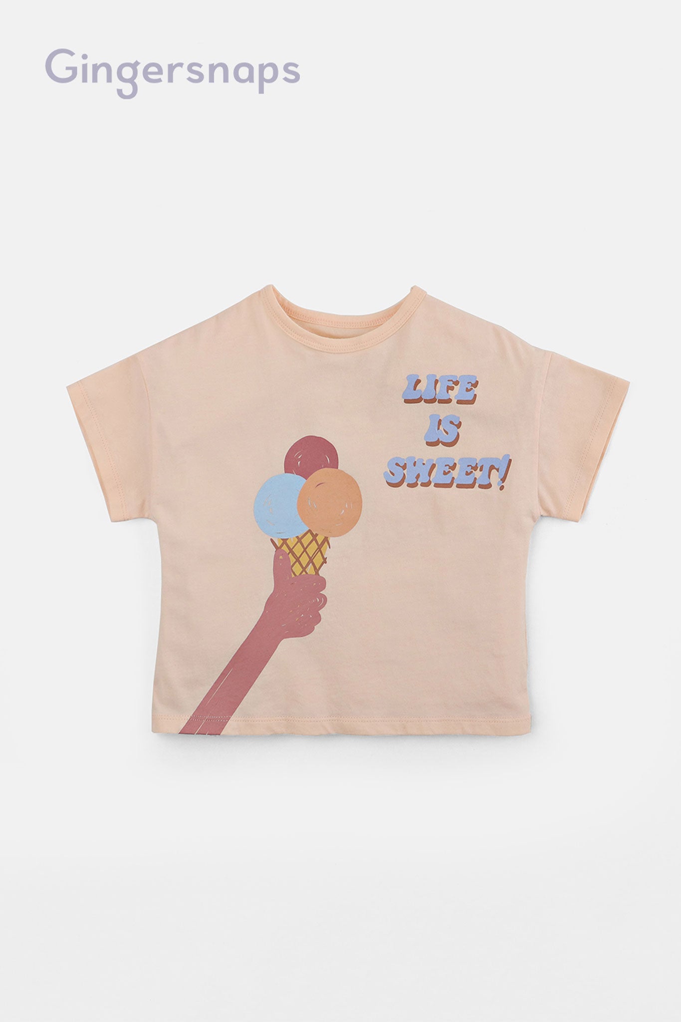 Gingersnaps Girl Life Is Sweet Knit T-Shirt