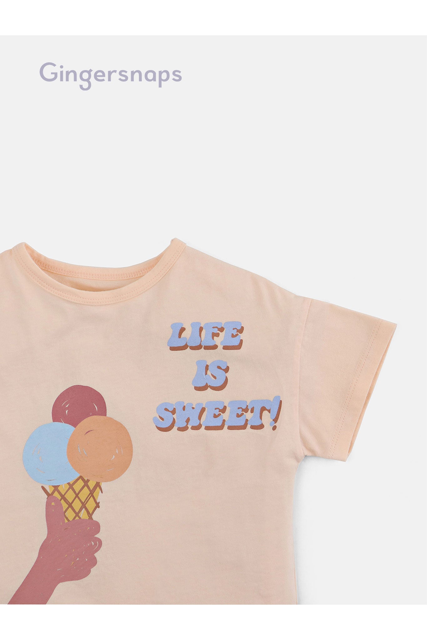 Gingersnaps Girl Life Is Sweet Knit T-Shirt