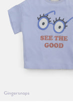 Load image into Gallery viewer, Gingersnaps Girl See The Good Knit T-Shirt
