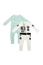 Load image into Gallery viewer, Not Too Big Outer Space Bamboo Sleepsuit - 2 Pack
