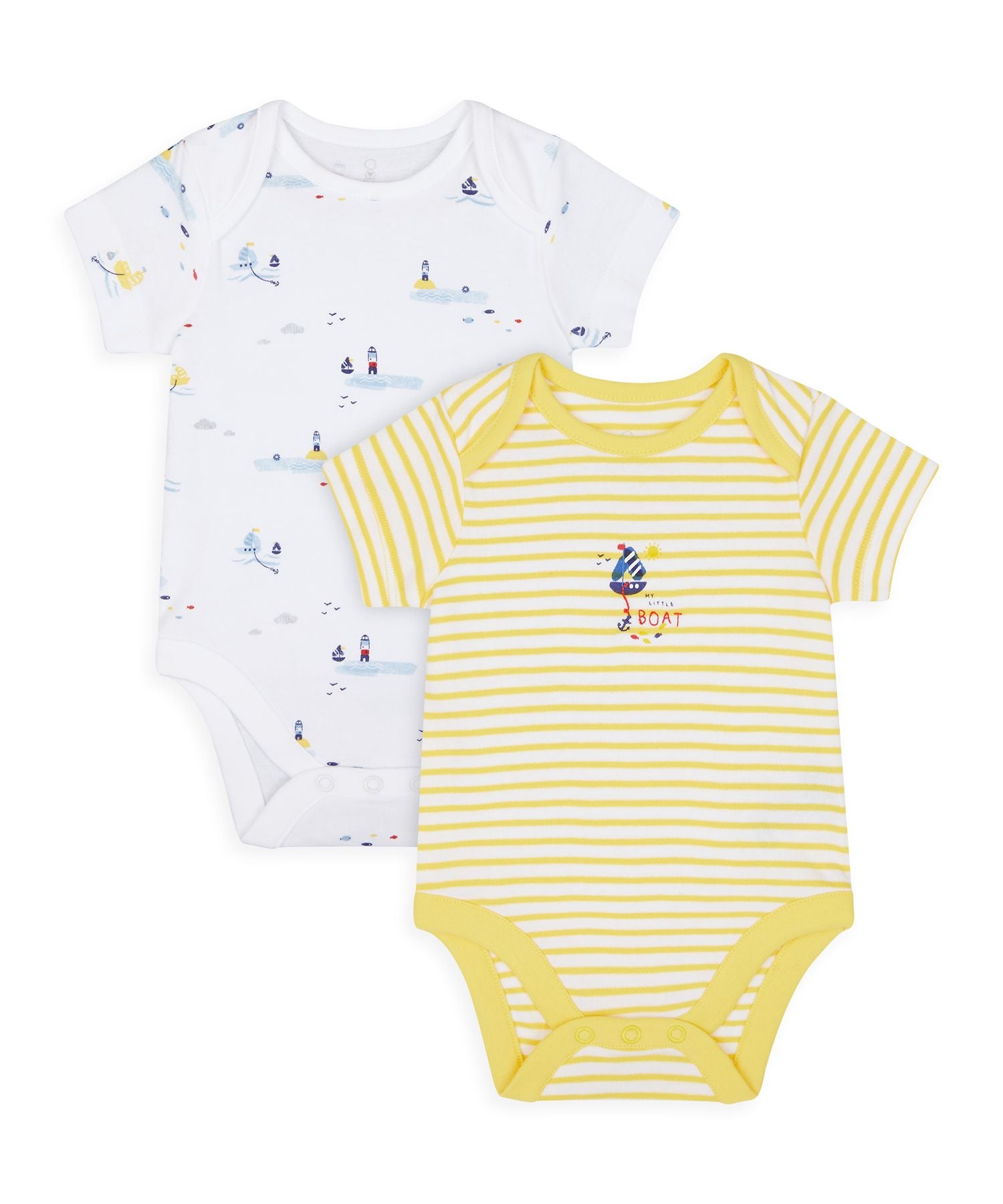 Buy Mothercare Seaside Bodysuits - 2 Pack Online in Malaysia | Mothercare 👶